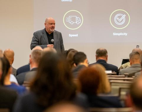 PEO Enterprise PEO Bill Hepworth presents at Forecast to Industry 2024.