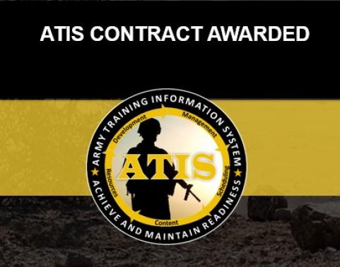 ATIS black and gold logo: ATIS CONTRACT AWARDED