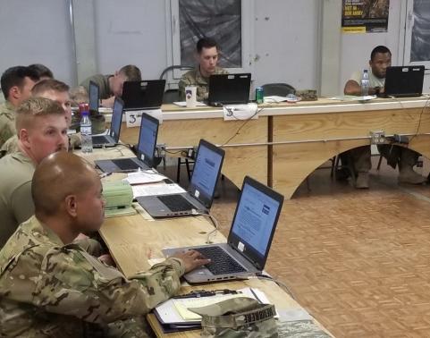 Soldiers studying in DDTC in Poland