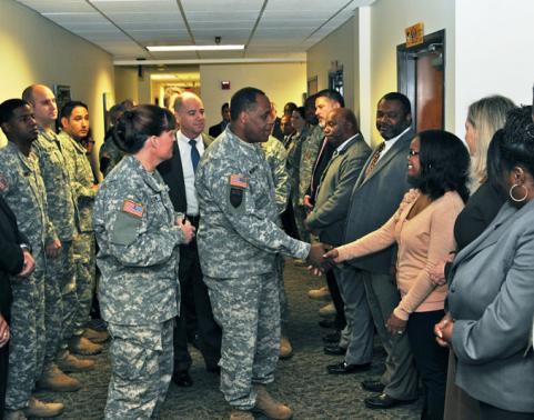 LTG Williamson, ASA(ALT) MILDEP, meets with PEO EIS workforce Dec. 2.