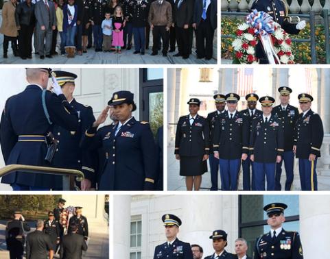 GFEBS wreath laying ceremony photo collage