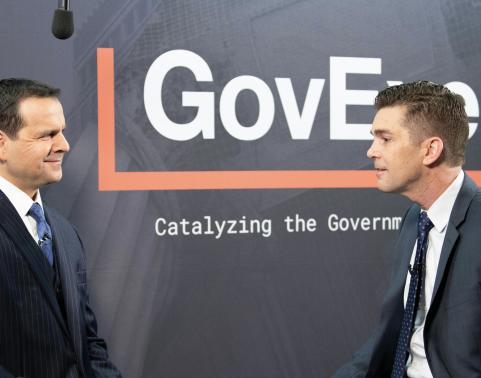 "GovExec" Events Director George Jackson interviews Mr. Ross Guckert at AUSA on Oct. 10, 2023.
