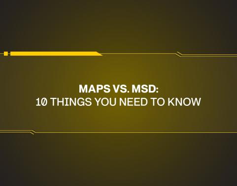 MAPS vs. MSD headline