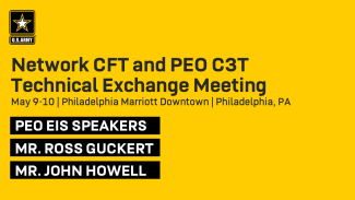 Network CFT and PEO C3T Technical Exchange Meeting