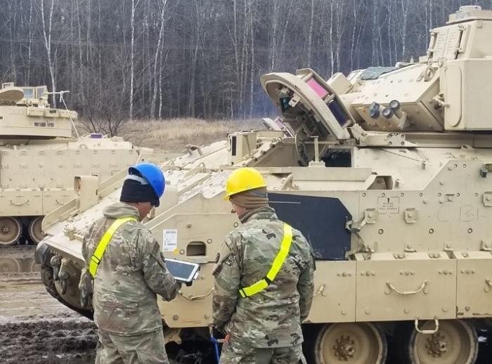 Ten students from Army 446th Transportation Battalion attended AMIS PDK Lite Training Dec. 10-12, 2019, in Kaiserslautern, Germany, for DEFENDER-Europe 20 preparation. U.S. Army photo by Igor Bajic, AMIS.