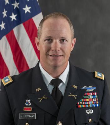Photo of Lt. Col. Dakota Steedsman